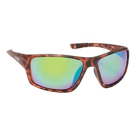 Coyote Eyewear Coyote Eyewear 680562500547 FP-04 Floating Polarized Sunglasses; Tortoise; Brown & Green Flash FP-04 tortoise/brown/green flash